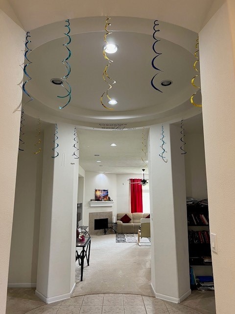 Open space at enty foyer