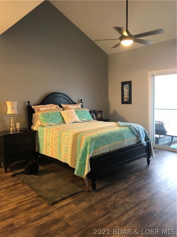 Master Bedroom with door to the screened in deck