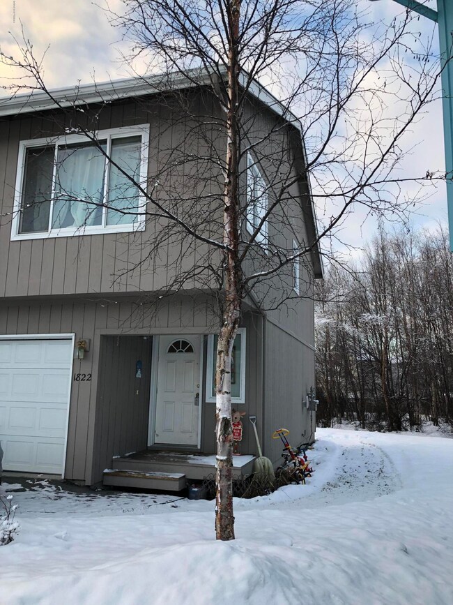 side with trees
