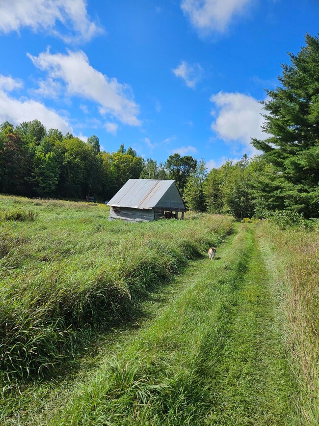 field and barn