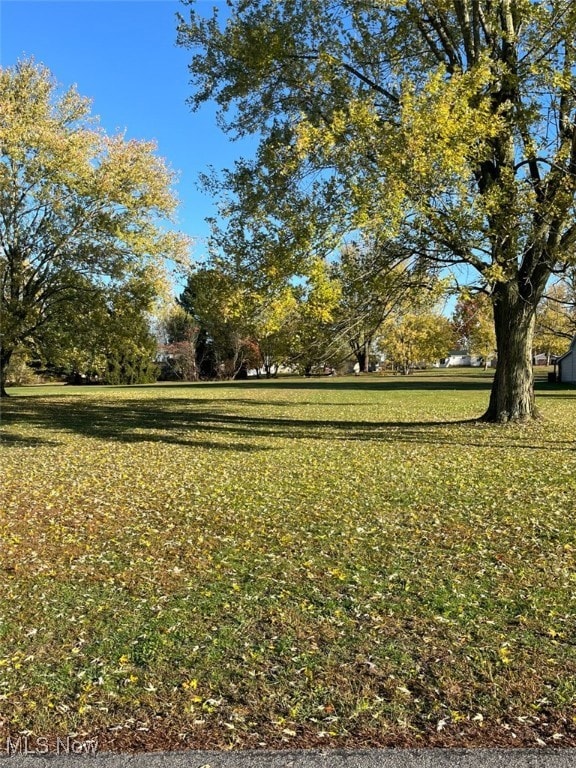 View of community with a lawn