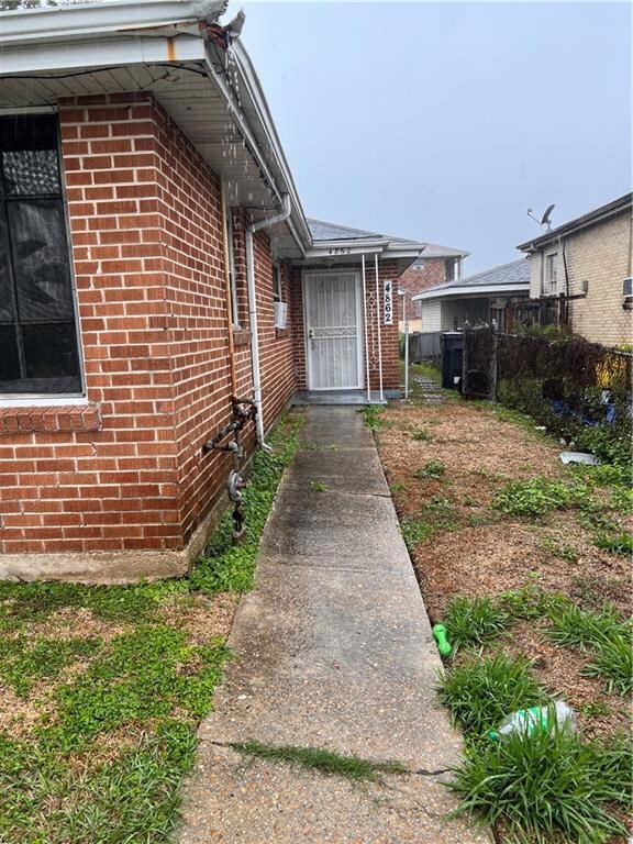 Rear of house 4862 Camelia