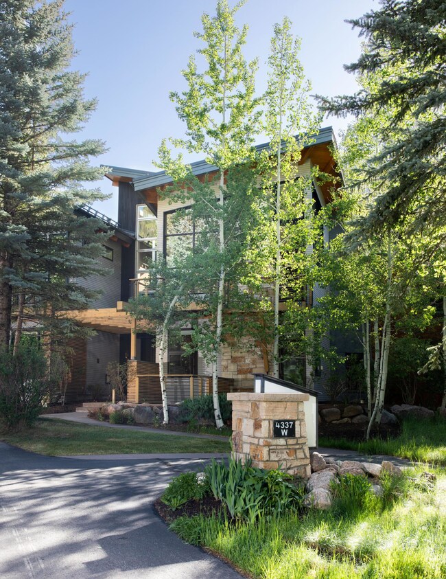Stone, wood and metal exterior finishes