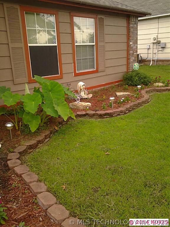 Front beds during summer months.