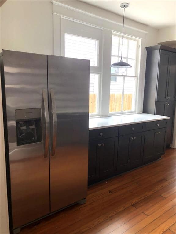Kitchen with view outside