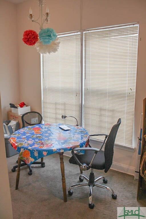 Dining room downstairs apartment.