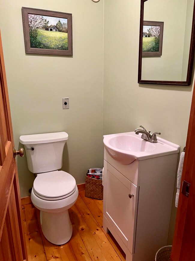 Half bath on 1st floor