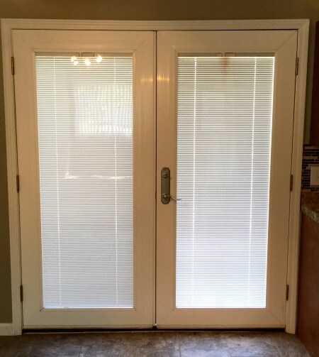 French Patio Doors leading out to deck