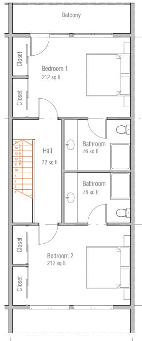 View of room layout