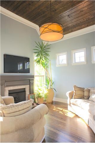 When you enter the home - to the left is this cozy den / sitting area with french doors ~ What a perfect spot to enjoy a good book or could make a great office space 