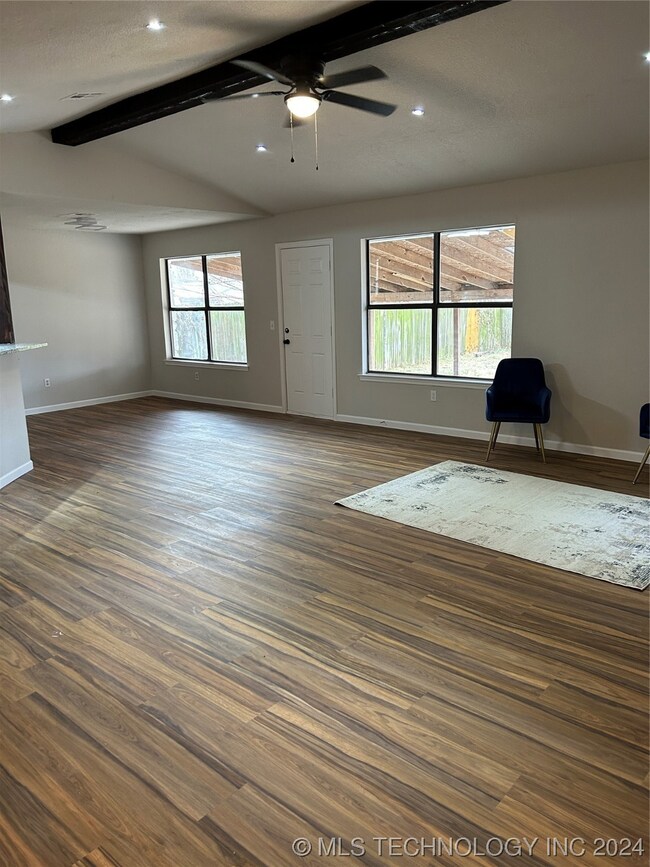 Living room and dinning room