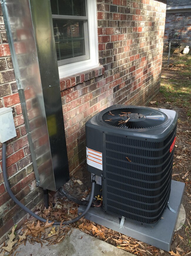 brand new HVAC air conditioning