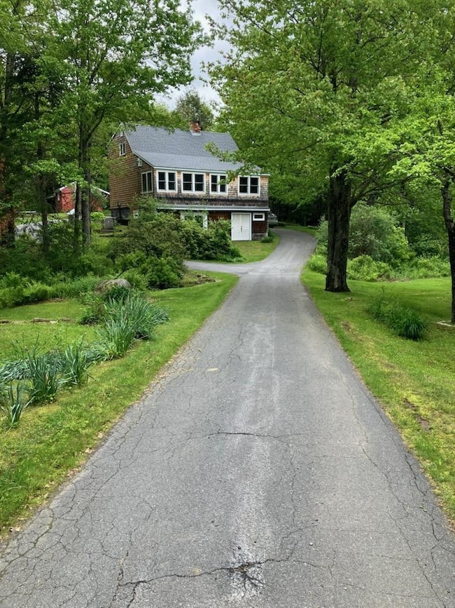 Paved circular drive