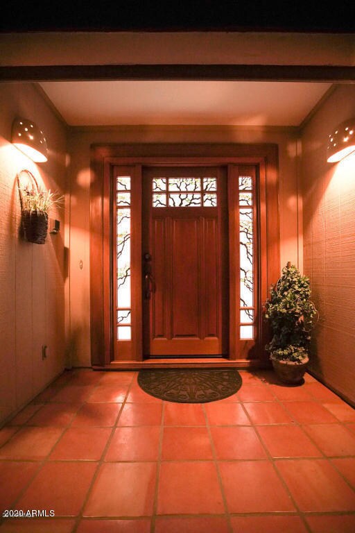 entrance night