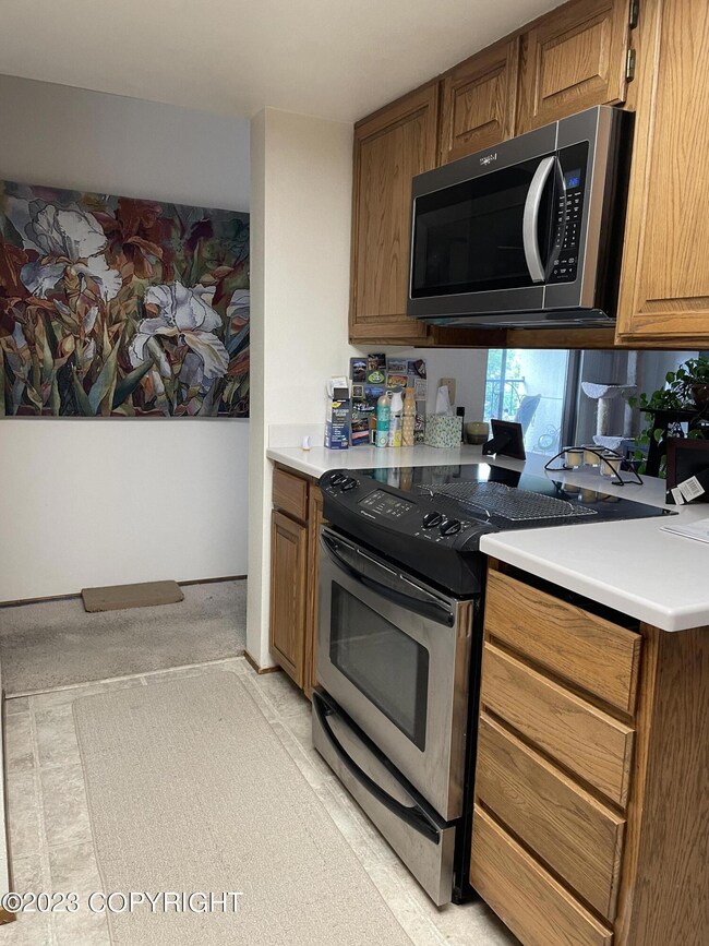 Kitchen stove microwave