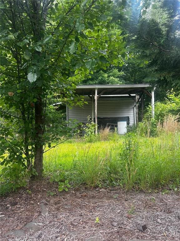 View of outbuilding