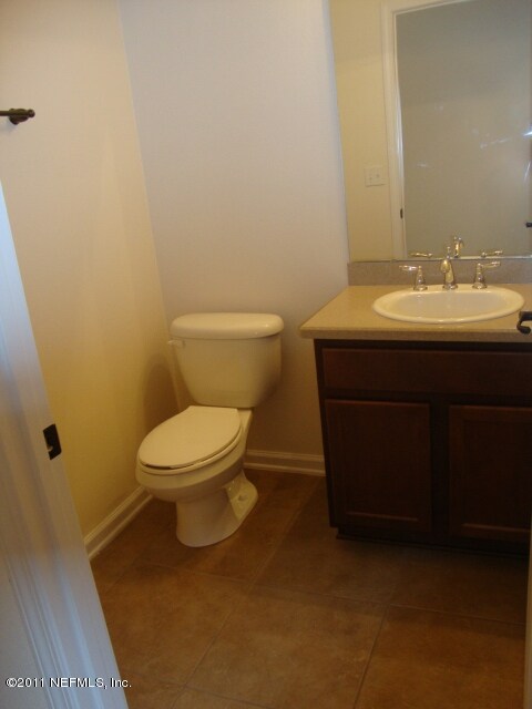 1st floor half bath