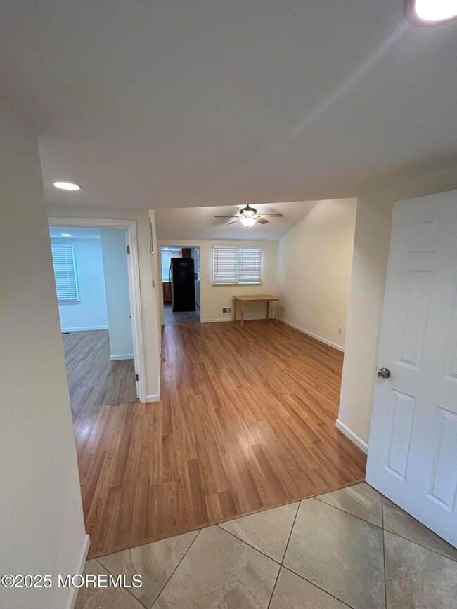 living room from front hall