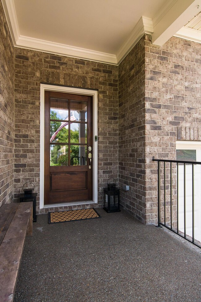 Welcoming covered front porch. 