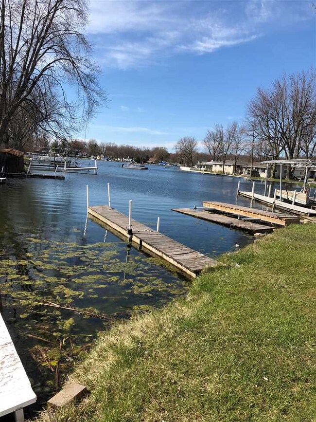 Private pier on easement.