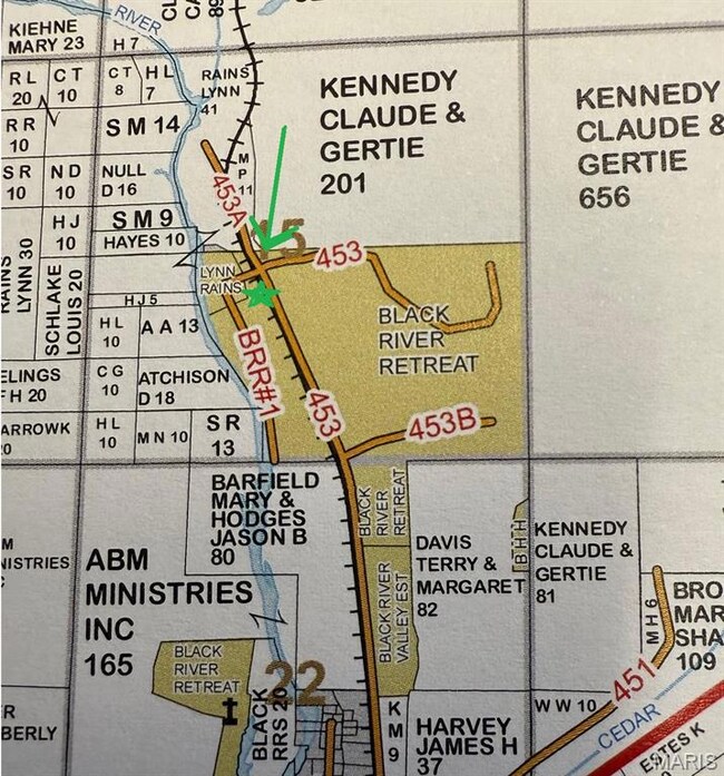 Map / location of property area