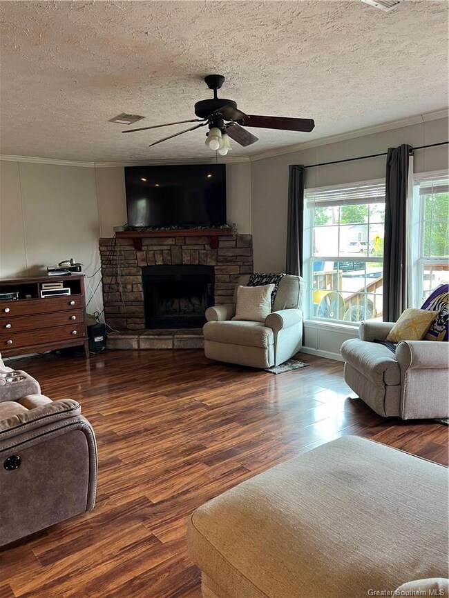 Wood Burning Fireplace