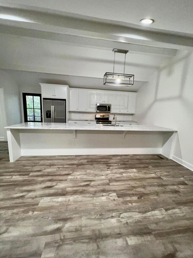 Huge breakfast bar
