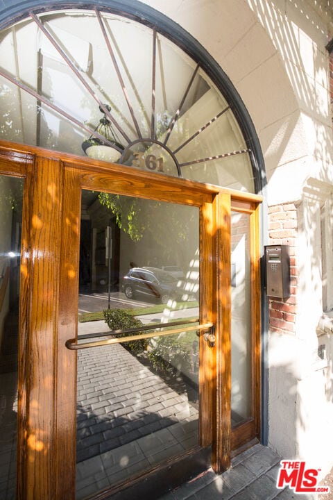 Front Door with entry pad