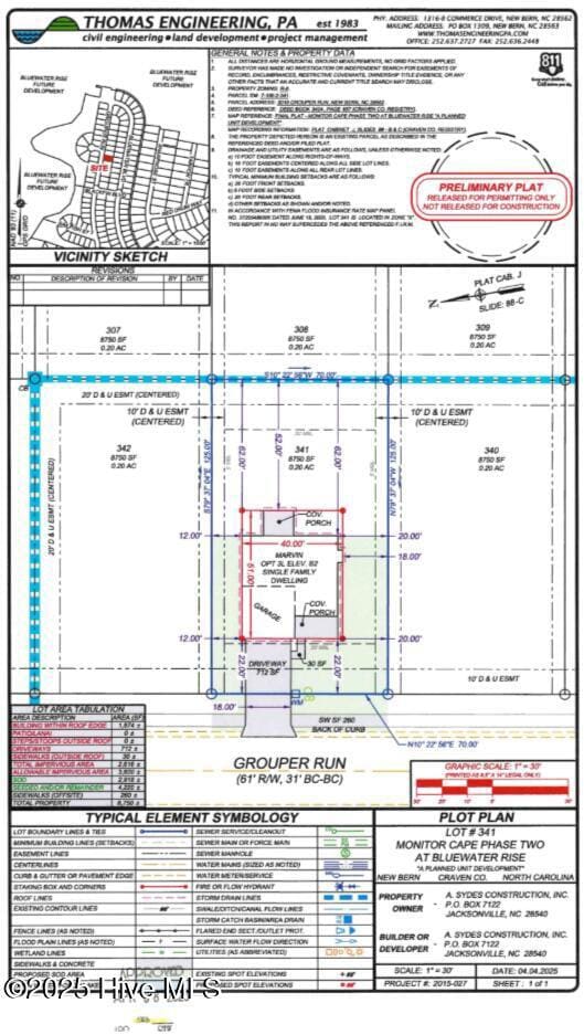 Preliminary Plot Plan