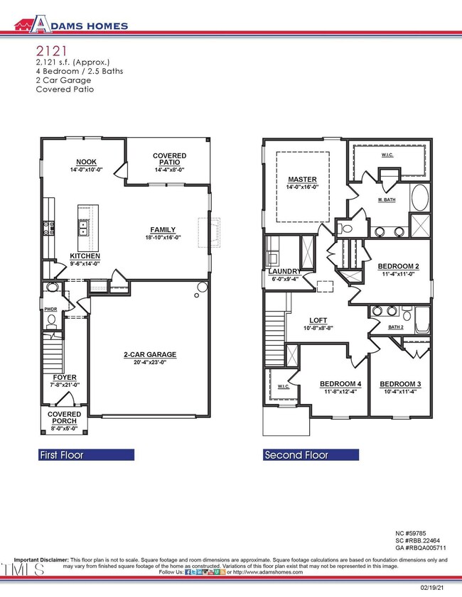 2121 Floor plan