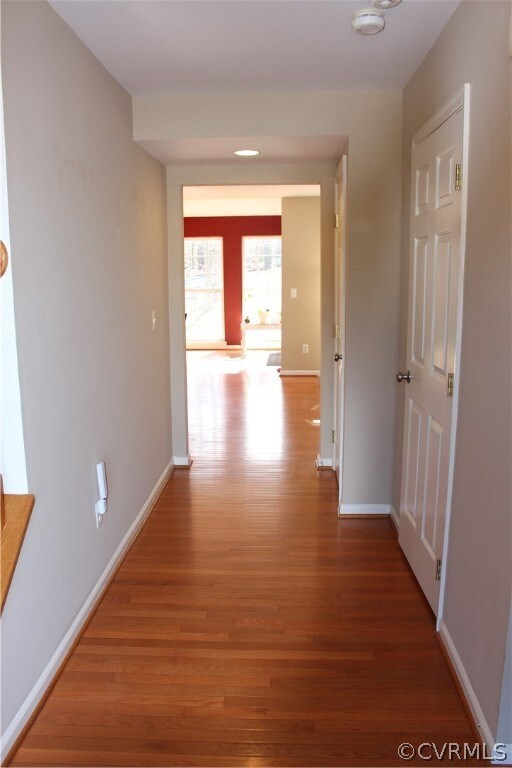 Entry way looking to the back of the home