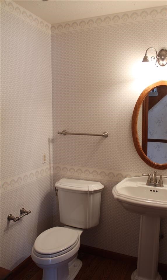 Main level powder room
