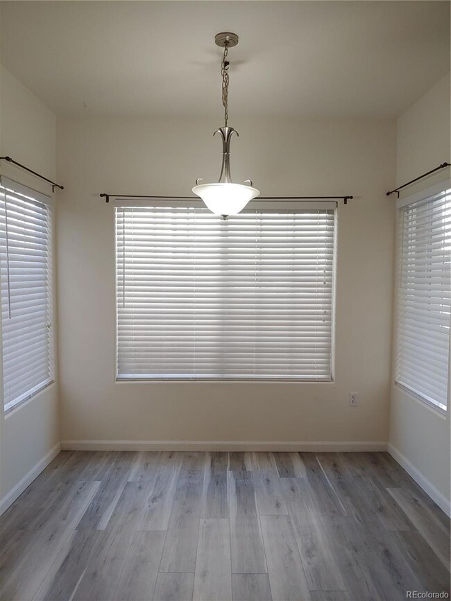 Spacious and bright dining area