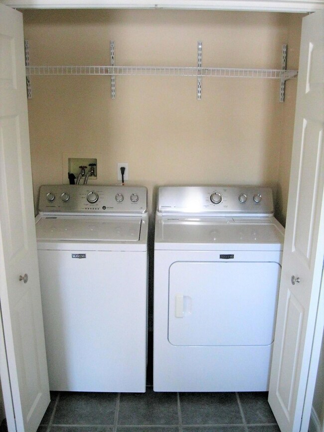 Washer & Dryer in Mud Room