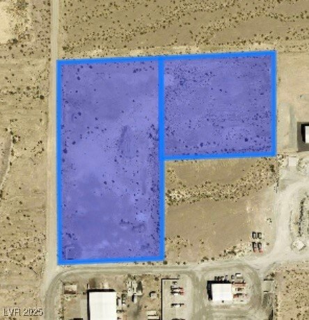 aerial view of both properties.