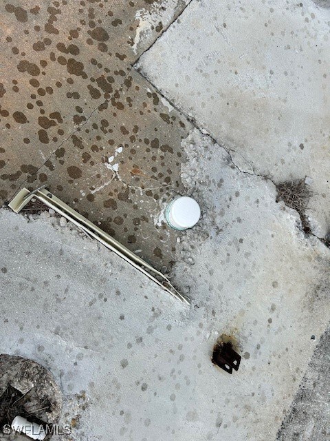 View of sewer line