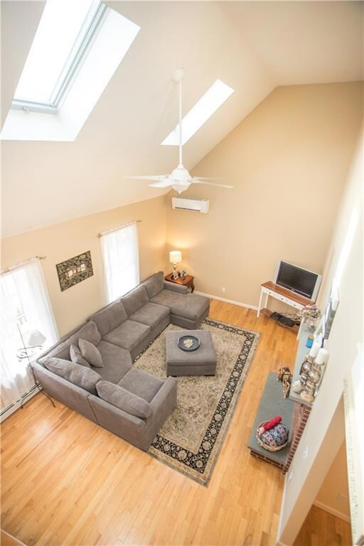 The great room with a large...