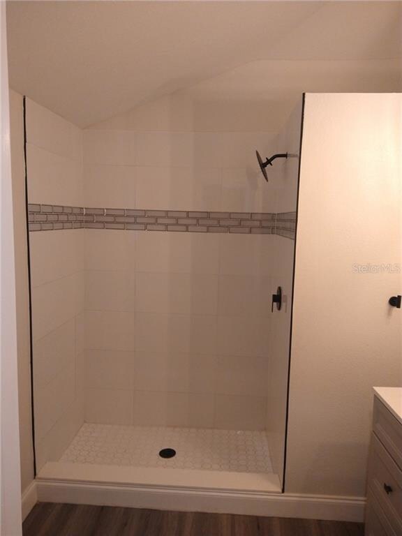 Master Bath Shower, Featuring bronze fixtures and 