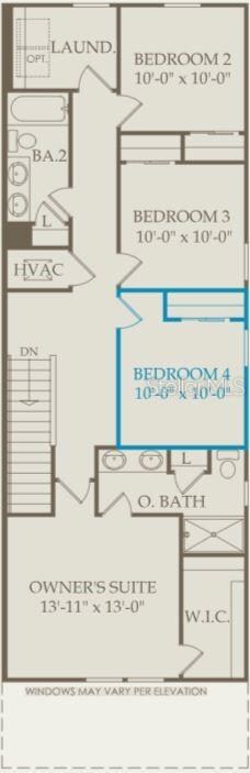 Floor Plan - Floor Two