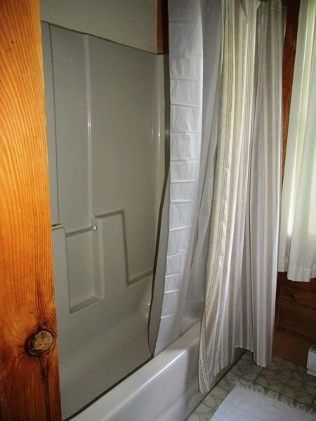 Downstairs shower