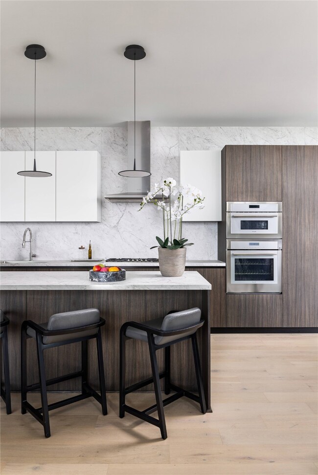 Pedini Italian cabinetry throughout, along with po