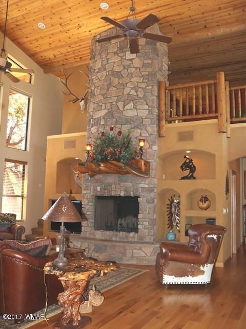 006_STONE FACED FIREPLACE