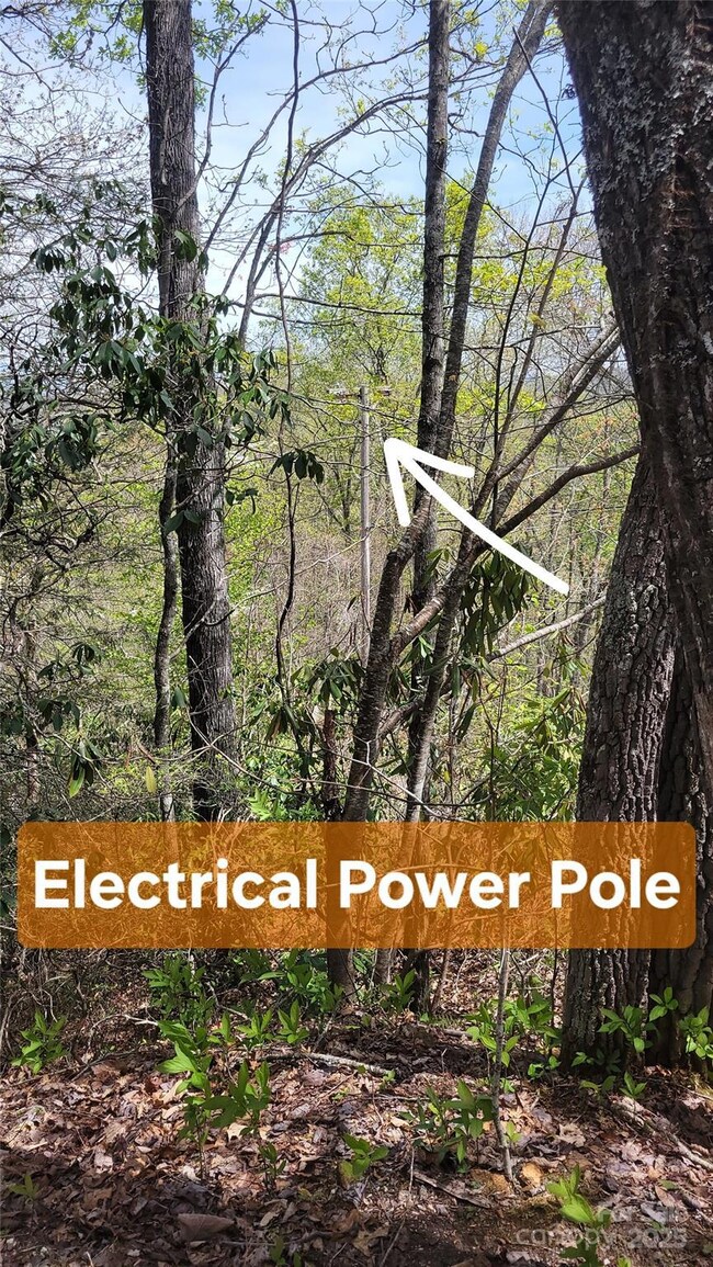Electrical Power Pole nearby