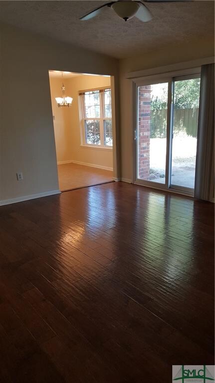 Family Room with access to backyard