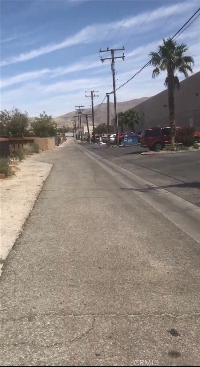 Street in back of Lot