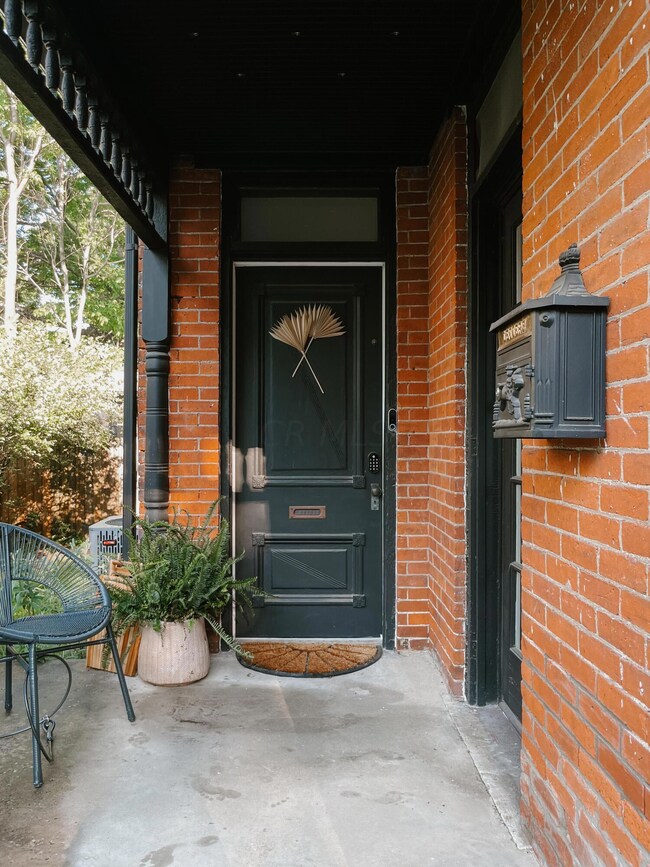 Inviting front porch