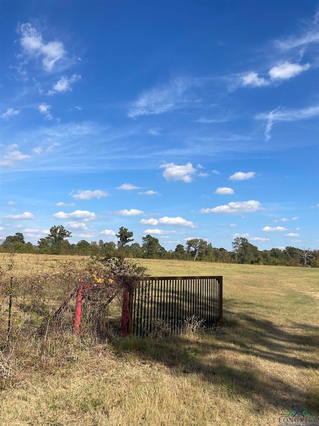 View of yard with a rural view
