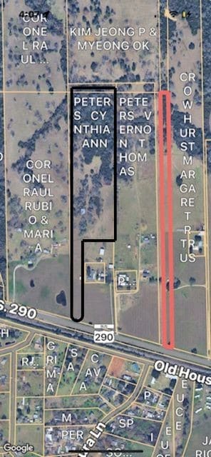 easement to the 20 ac