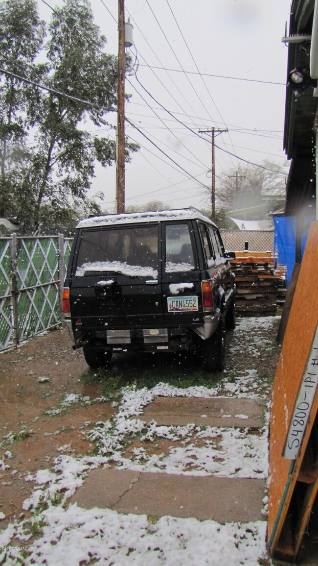 Behind Garage