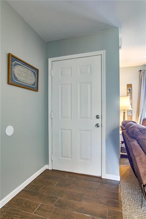 Beautiful new flooring in entry!